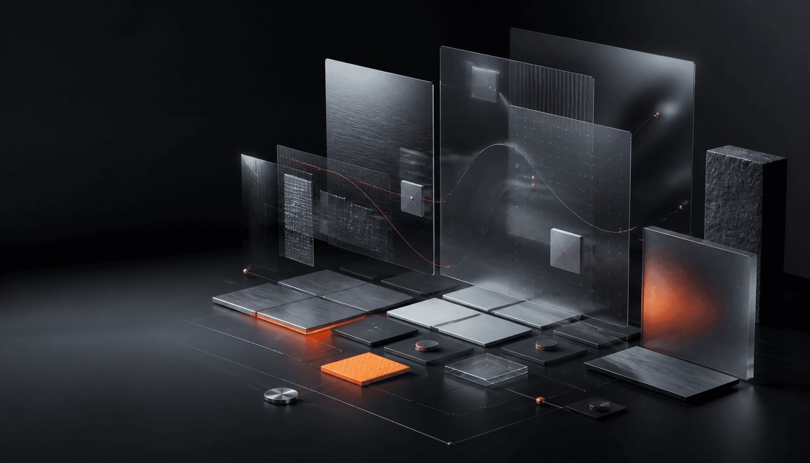 Abstract interface design system and connected product journey